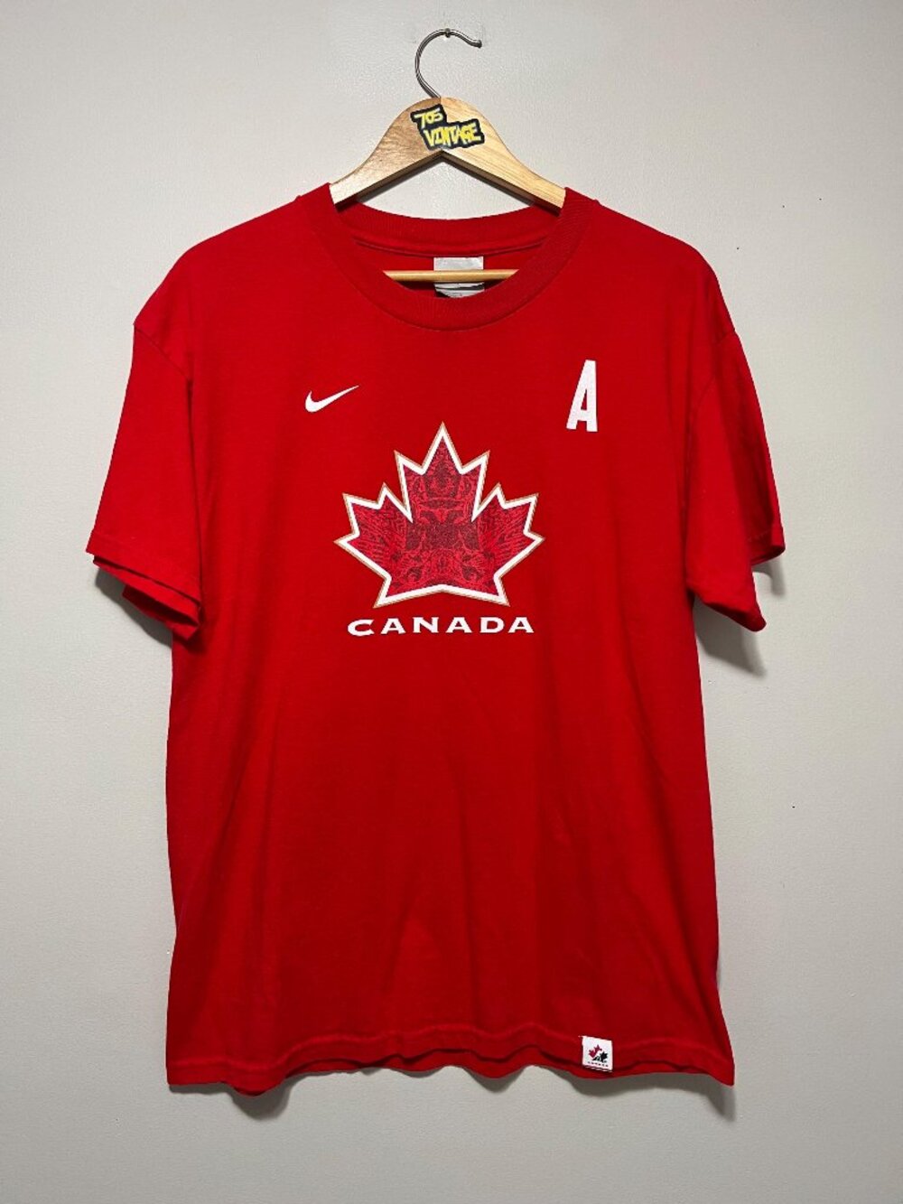 Vintage Sindey Crosby Team Canada 2010 Olympics Jersey T-shirt